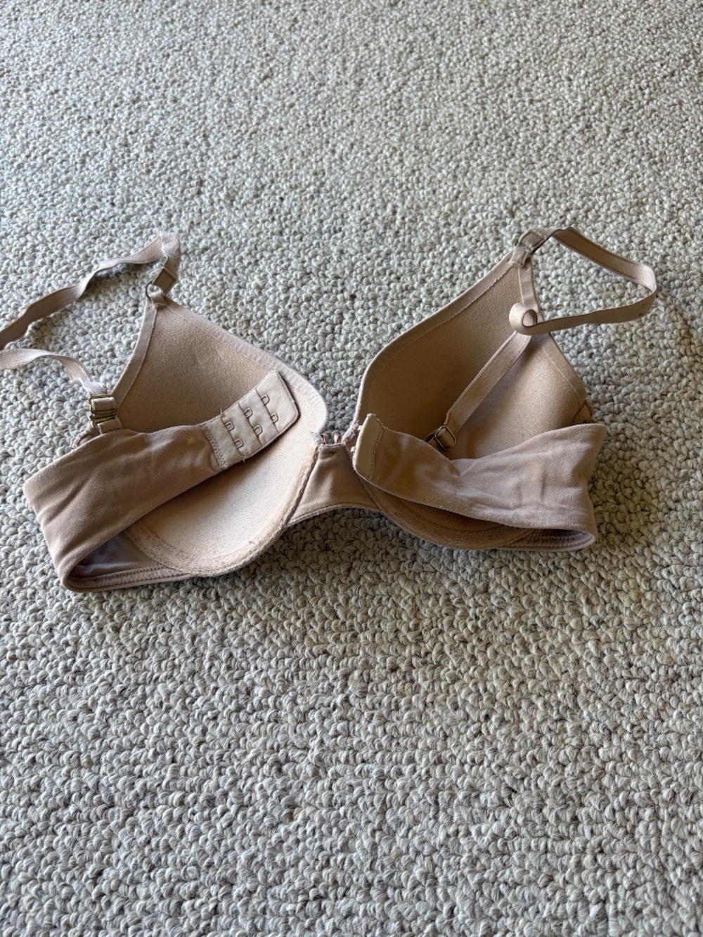 Soma Embraceable Demi Bra 32C Nude Beige Underwire Comfort Bra - Picture 3 of 4